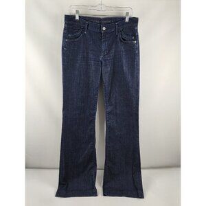 Citizens of Humanity Jeans Womens 31x34 Blue Hutton Wide Leg USA